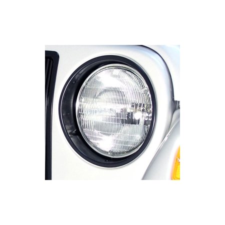 Rugged Ridge 12419.23 Bezel Headlight Pair Black Tj