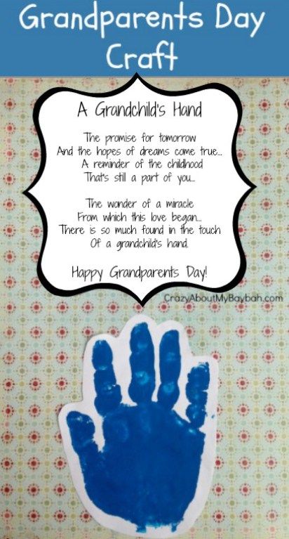 Grandparents Day Craft Ideas For Kids Part - 17: This Is A Super Cute And Quick And Easy Grandparents Day Crafts For Kids!