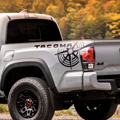 Truck Decal Vinyl Wrap in Blue Car Decal TACO VINYL Tacoma TRD Pro Grille Decals