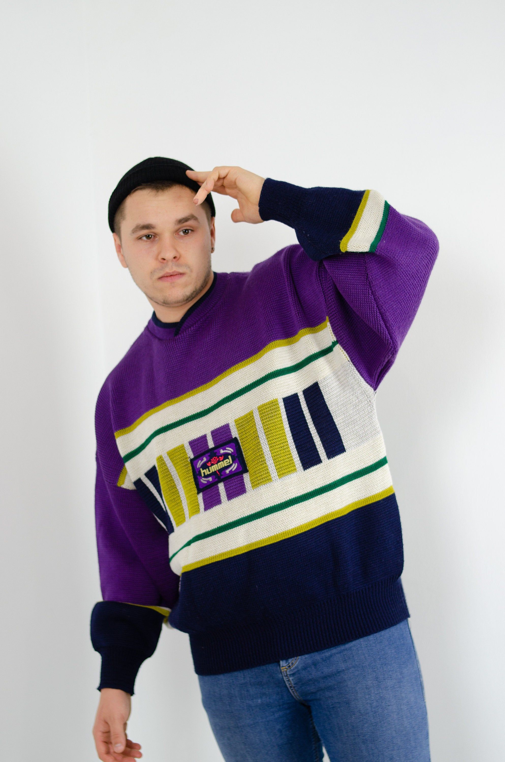 Vintage Hummel Wool Mens Sweater Sweatshirt Size Xl Vintage Hummel Sweater Sweatshirt Men Sweater