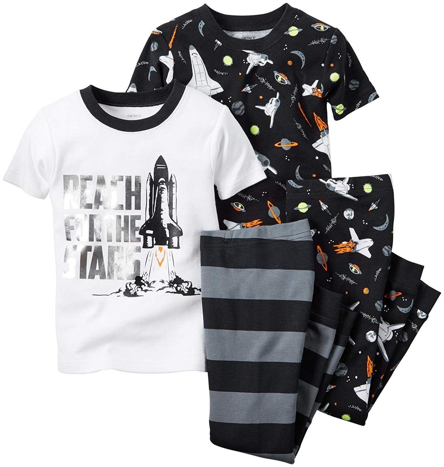Boys' 4 Piece Pj Set 381g043 - Reach For The Stars - CF12BS2GBPD