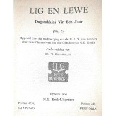 Philosophy, Religion & Spirituality - Die Lig en Lewe Verjaardag Album. Dagstukkies vir Een Jaar. Hardeband. 1957 for sale in Vereeniging (ID:458438035) Christian Faith, Pep, Philosophy, Religion, Spirituality, Positivity, Album, Sale, Books