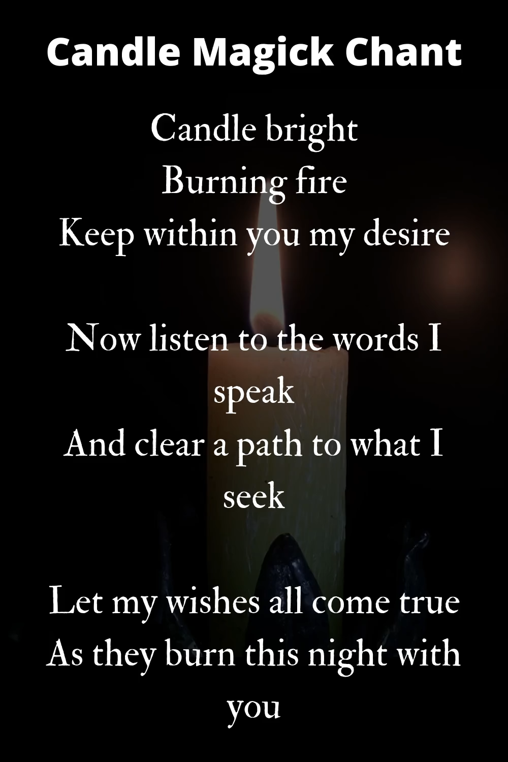 Candle Magick Chant Candle Magick Chant