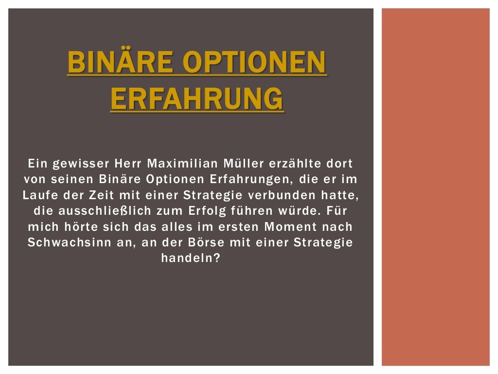 binäre optionen erfahrung forex bangla tutorial for beginners