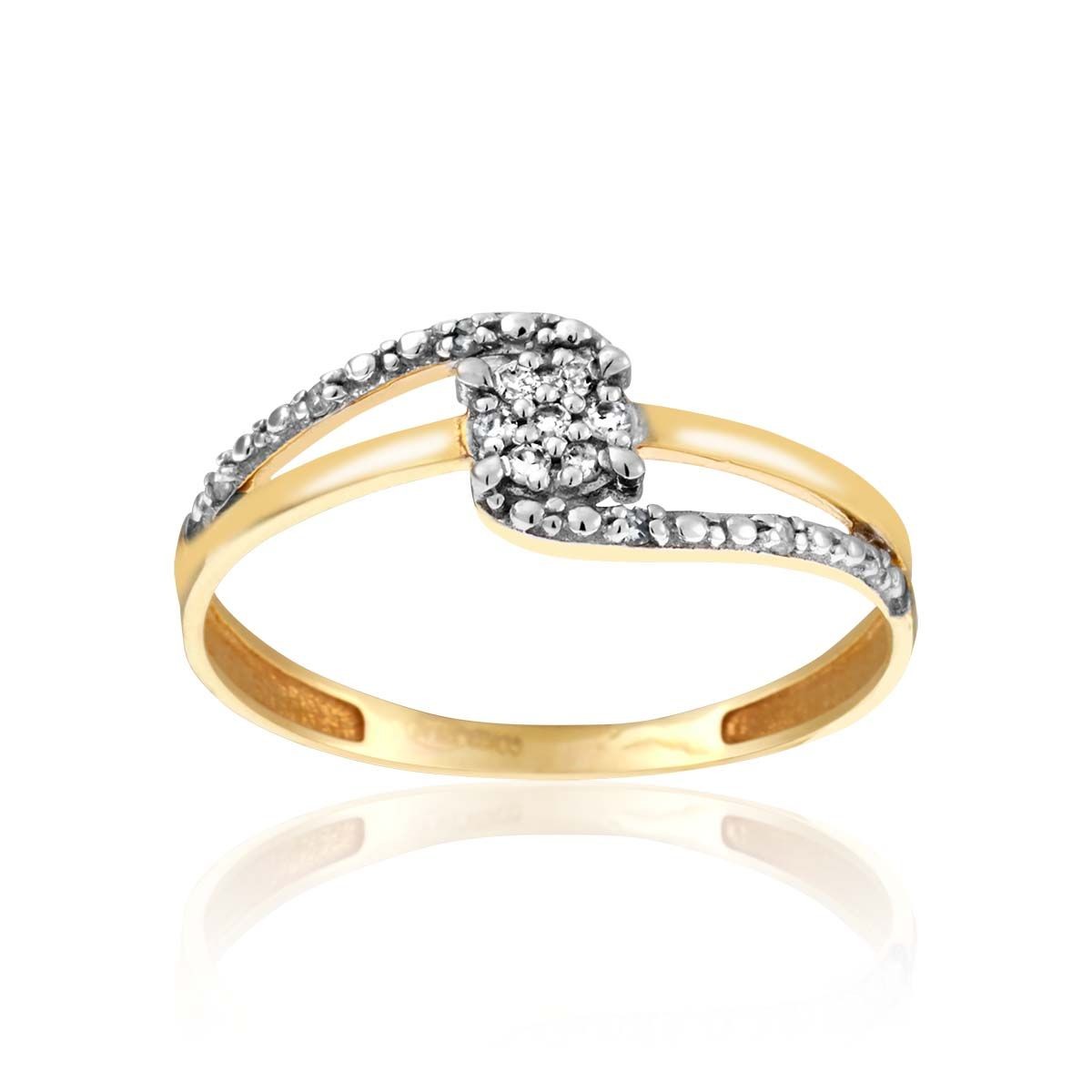 bague or jaune diamant taille 48 ou 46 bague or jaune diamant taille 48 ou 46