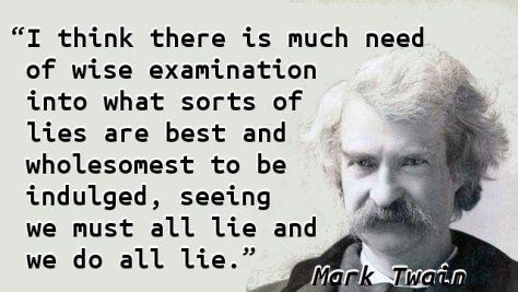 On the Decay of the Art of Lying by Mark Twain On the Decay of the Art of Lying by Mark Twain