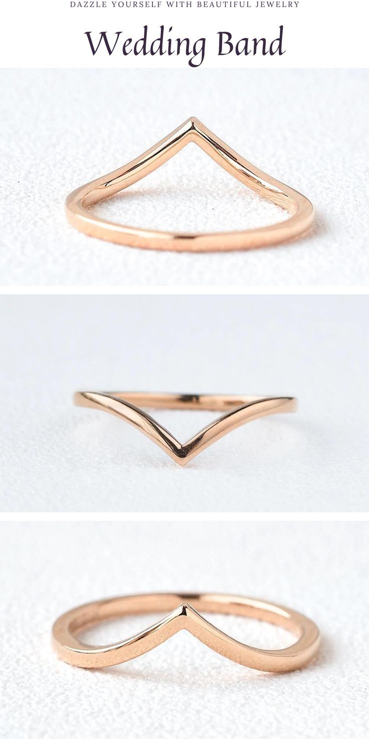Solid Gold Curved Perfect Stacking Band for All Rings Stacked Diamond Bands, Oval Cut Diamond, Diamond Studs, Anniversary Wedding Band, Wedding Band Sets, Anniversary Rings, Solid Gold Band, Gold Bands, Rose Gold Metal
