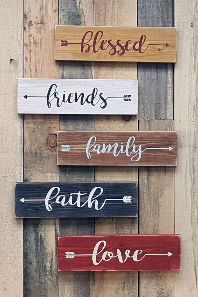 26 Rustic Wood Sign Ideas with Inspirational Quotes That Will Melt Your 26 Rustic Wood Sign Ideas with Inspirational Quotes That Will Melt Your