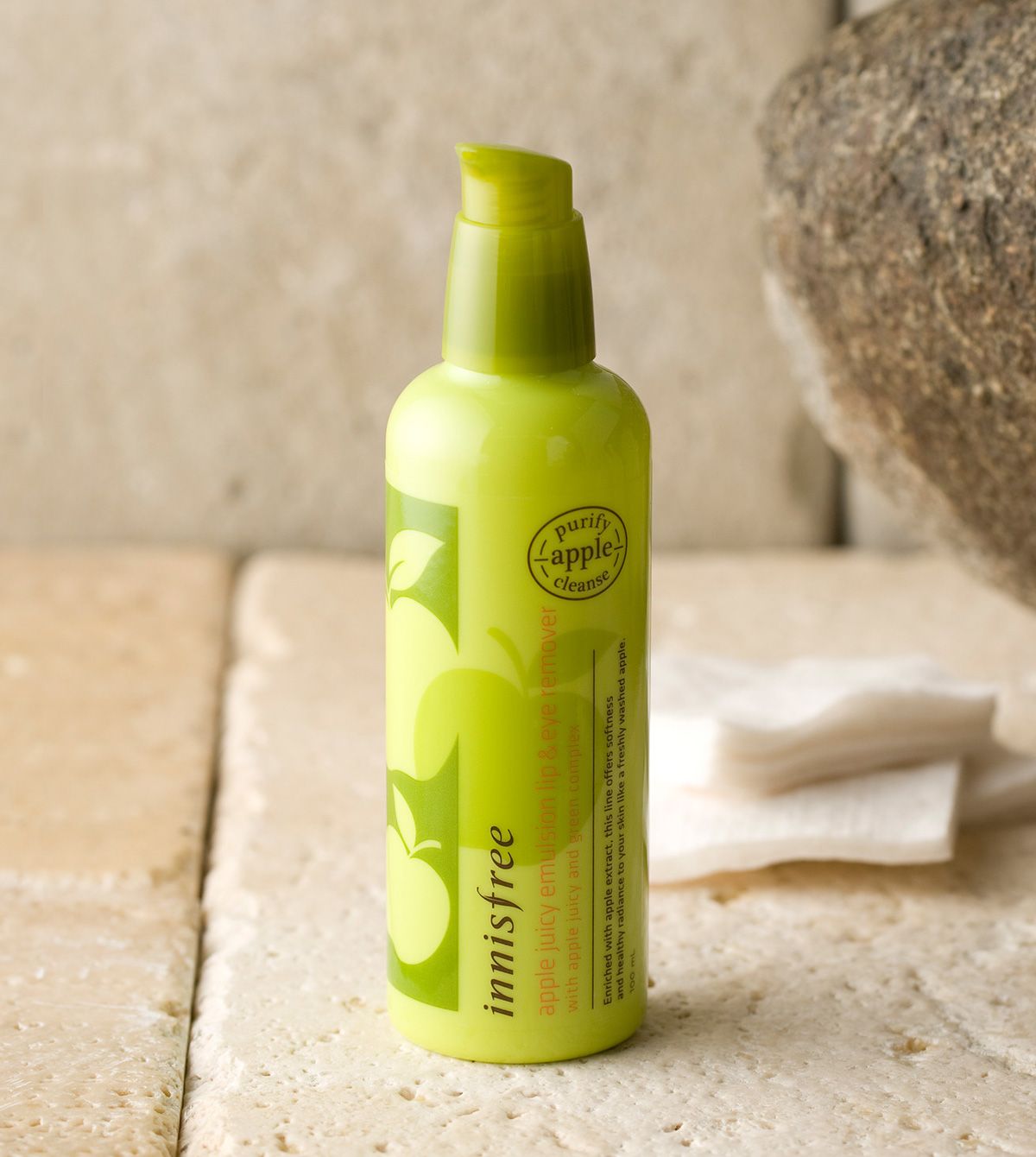 Apple juicy emulsion lip & eye remover Skin care, Korean