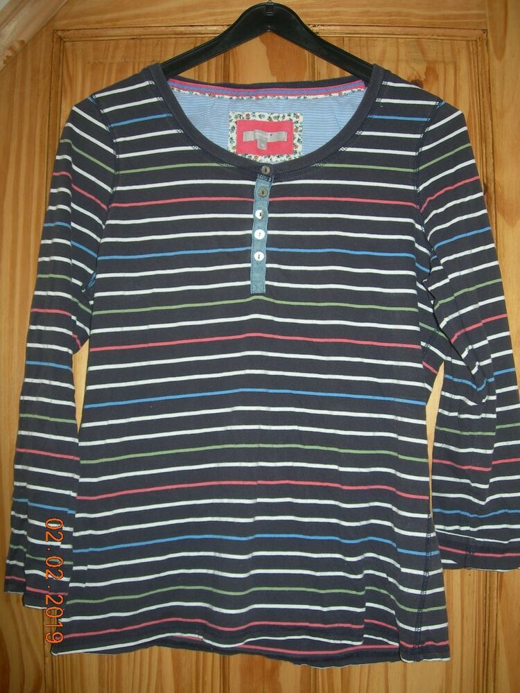 Ex M/&S Ladies Classic Top T shirt Pure Cotton short Sleeve V Neck