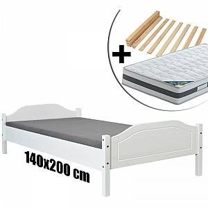 ALTOBUY Karol - Pack Lit 90x200cm + Sommier + Matelas Seychelles