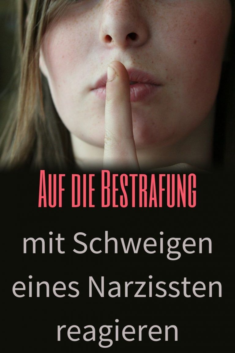 Auf die stille Behandlung durch einen Narzissten reagieren