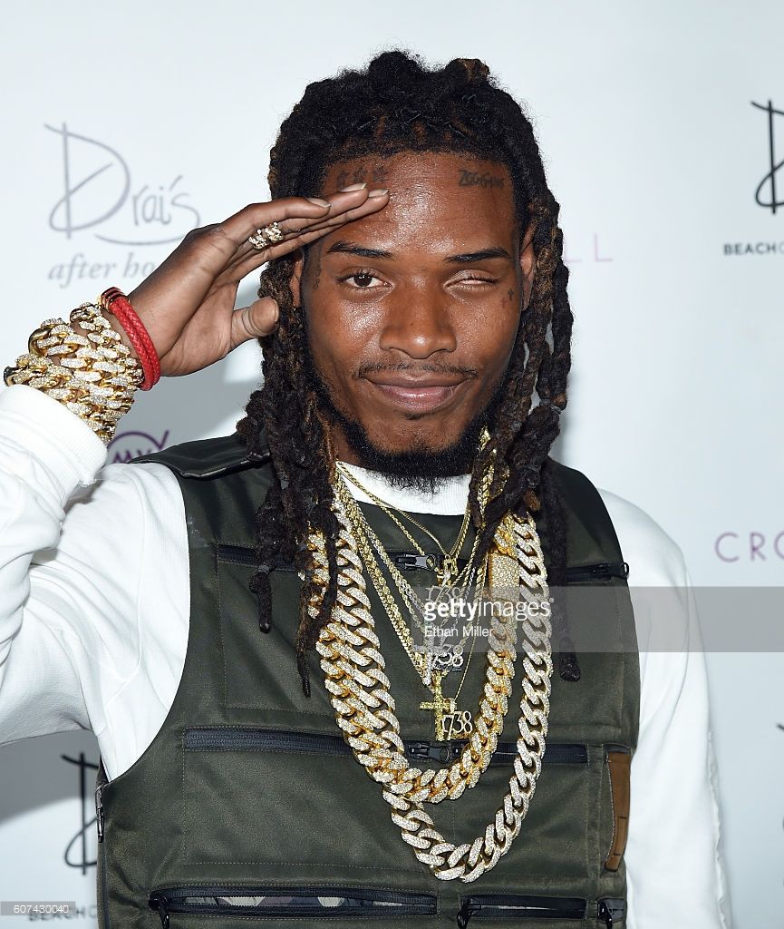 2018 年の rapper fetty wap arrives at drai s beach club nightclub