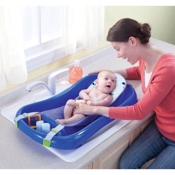 Bañera The First Years Para Recién Nacido Con Hamaca Tinas De Baño De Bebé Asiento De Baño Para Bebés Baby Shower Económico