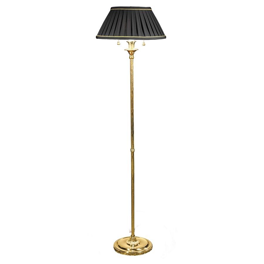 Twist Br Floor Lamp Black Shade The Gentleman S Library Or Twist Br Floor Lamp Black Shade