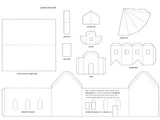 foldable house template