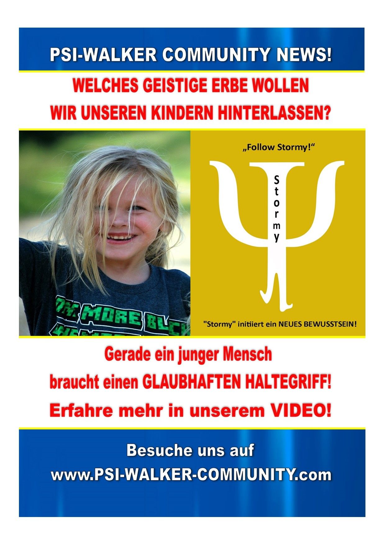 (Werbung) Die Frage die sich stellt lautet: Welches geistige Erbe wollen wir unseren Kindern hinterlassen? Es ist in einer Zeitqualität wie dieser wichtiger denn je, dass Menschen, die prägend wirken, Kindern mit Verständnis begegnen und sie bestärken, damit sie von klein auf innere Stabilität und Vertrauen in sich selbst und in weiterer Folge in das Leben aufbauen können. Es gilt jetzt im Kollektiv AUFZUWACHEN! - ERFAHRE MEHR IM NEUESTEN VIDEO! - Schließe dich der Psi-walker community an! Ego, Kollektiv, Videos, Walker, Youtube, Klein, Community, Consciousness, Confidence