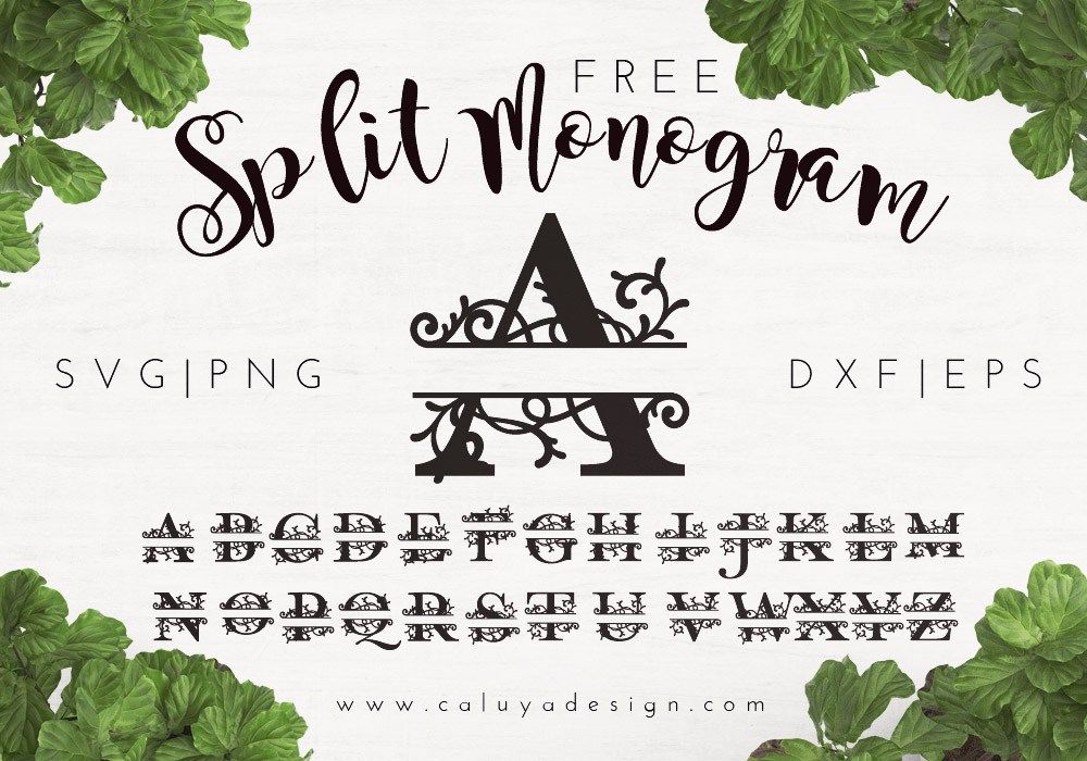 Free Free Split Monogram A Svg