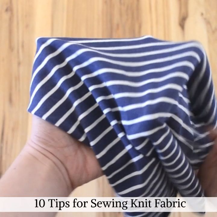 Download How to Sew Knits: 16 Tips for Sewing Knit Fabric • Heather Handmade in 2020 | Sewing projects ...