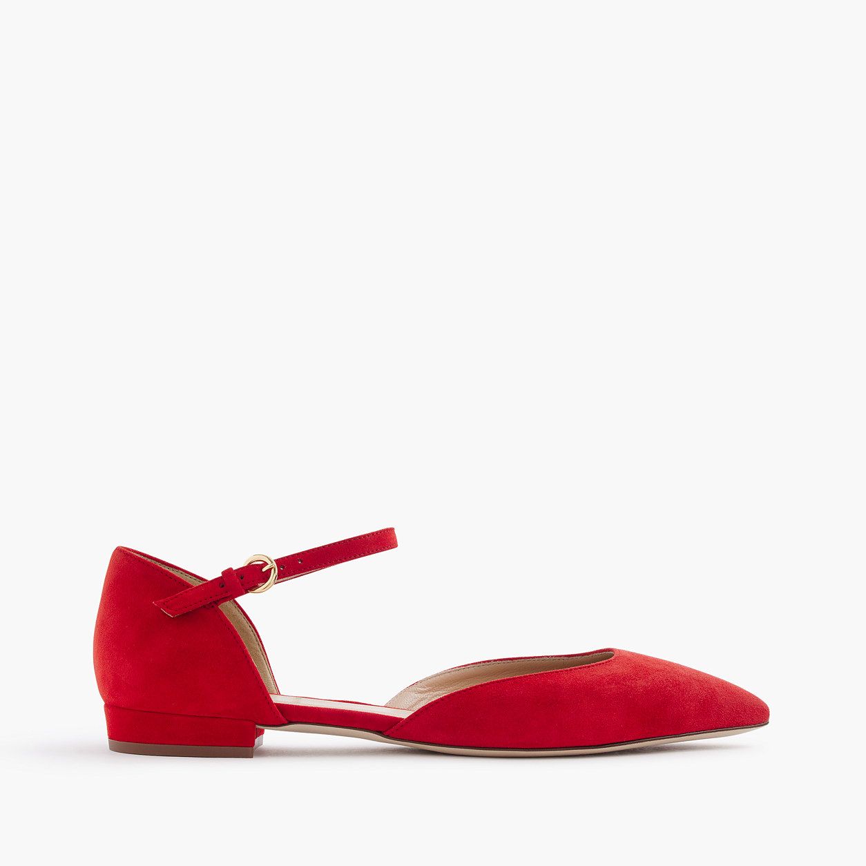 j crew red flats