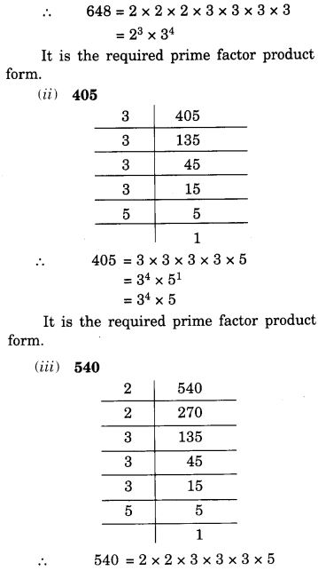 NCERT Solutions for Class 7 Maths Chapter 13 Exponents and Powers Ex 13.1