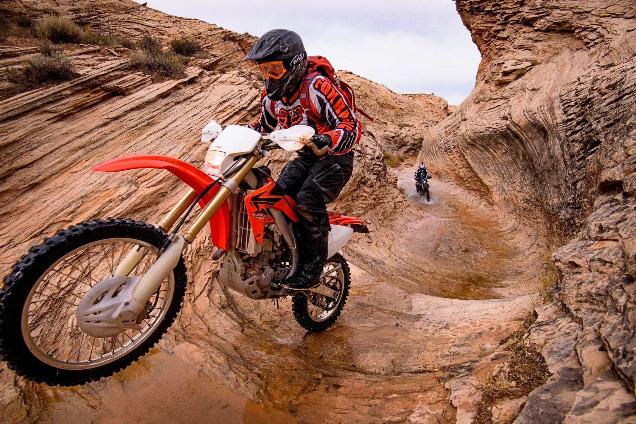 The Tubes Dirt Bike Canyoneering Sure Why The Heck Not White