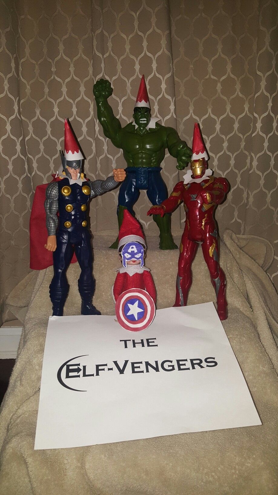 elf on the shelf Avengers ElfVengers elfontheshelf Elf On The Self