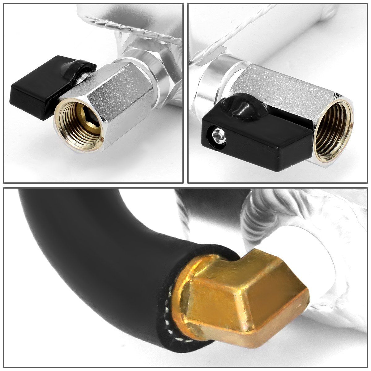 ALUMINUM OVERFLOW COOLANT RESERVIOR TANK FOR FORD MUSTANG 05-10 ALL MODELS ALUMINUM OVERFLOW COOLANT RESERVIOR TANK FOR FORD MUSTANG 05-10 ALL MODELS