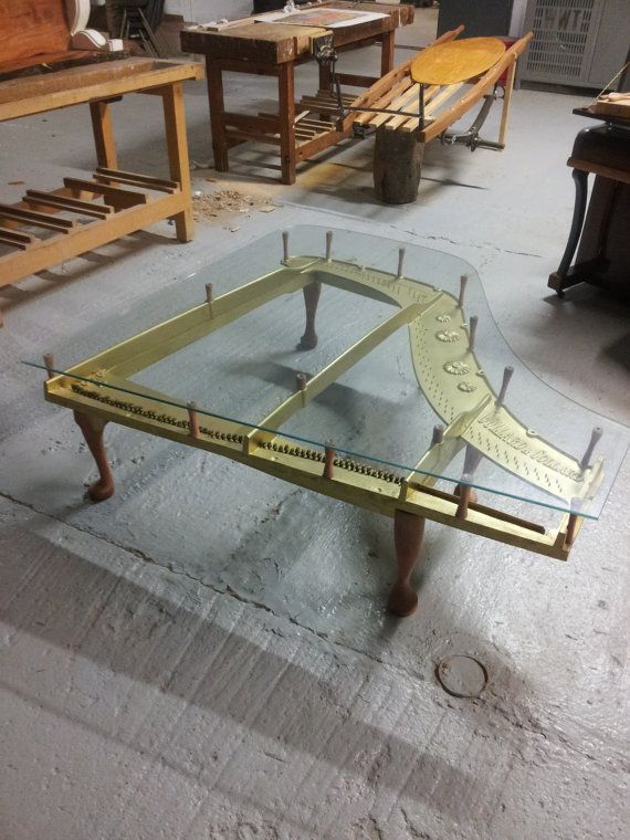 Baby Grand Piano Coffee Table From Here Mancave Upcycled Repurposed Room Art Studio Decor - Piano Harp Coffee Table Baby Grand Piano Coffee Table From Here Mancave Upcycled Repurposed Room Art Studio Decor - Piano Harp Coffee Table