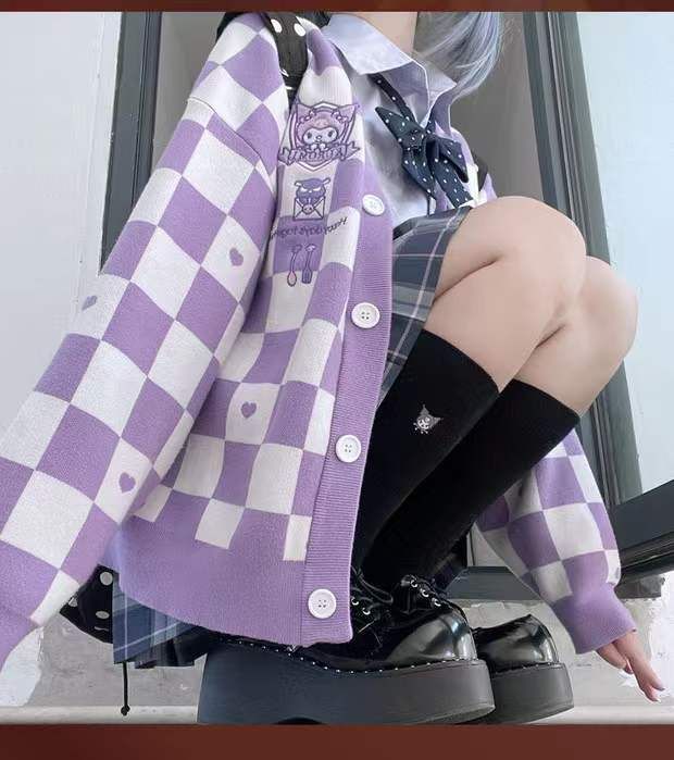 ✅ Material: Knit✅ Size Information: Please see size chart from the last picture✅ Machine Wash Light with Cold Water /Dry Clean Hang Dry Only✅Order Processing Time: 5 business days Pretty Outfits, Cool Outfits, Fashion Outfits, Unique Outfits, Aesthetic Outfits, Aesthetic Clothes, Foto Best Friend, Unique Cardigan, Kawaii Sweater