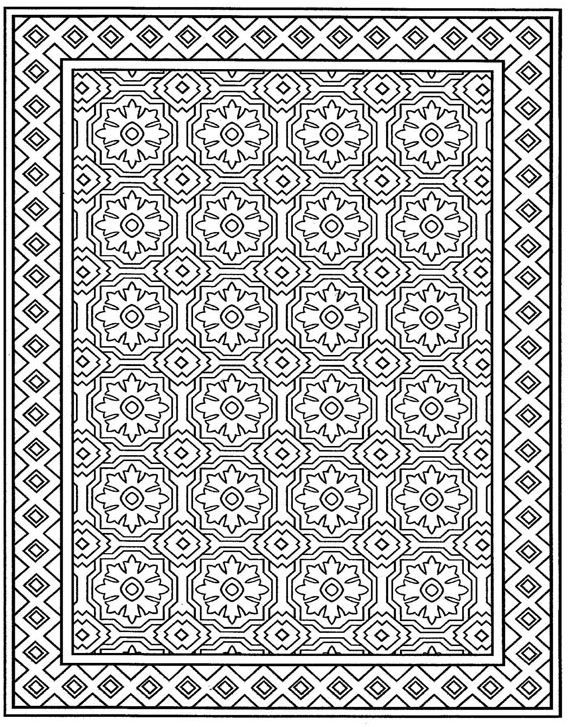Coloring Page Tiles