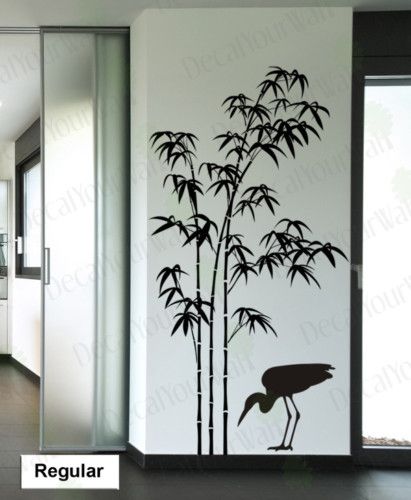 bamboo wall decal tree wall stickers living room bedroom wall
