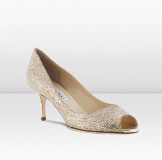 low heel jimmy choo wedding shoes