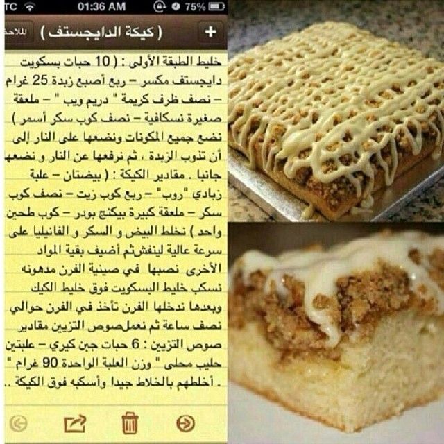 كيكة الدايجستف Padgram Food Drinks Dessert Yummy Food Dessert Arabic Food