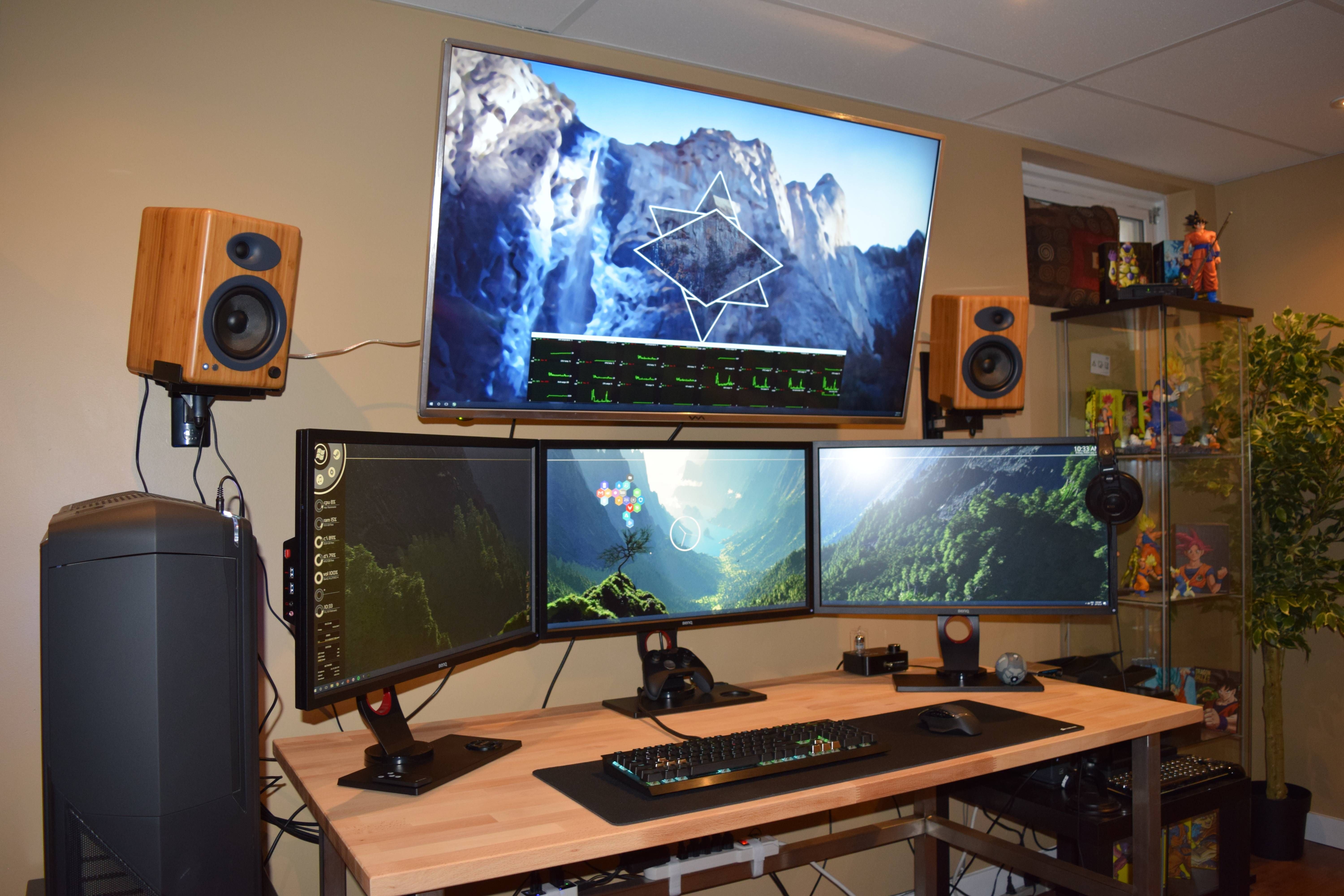 My Very Modest Battlestation Featuring A Very Modest Audio Upgrade My Very Modest Battlestation Featuring A Very Modest Audio Upgrade