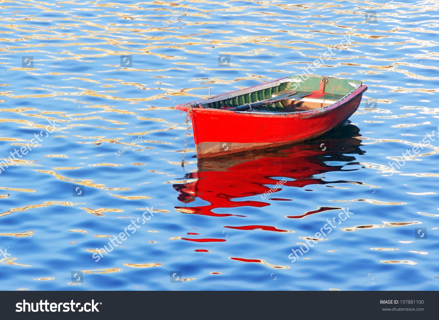 boat on water with red vivid color #Sponsored , #Affiliate, #water#boat