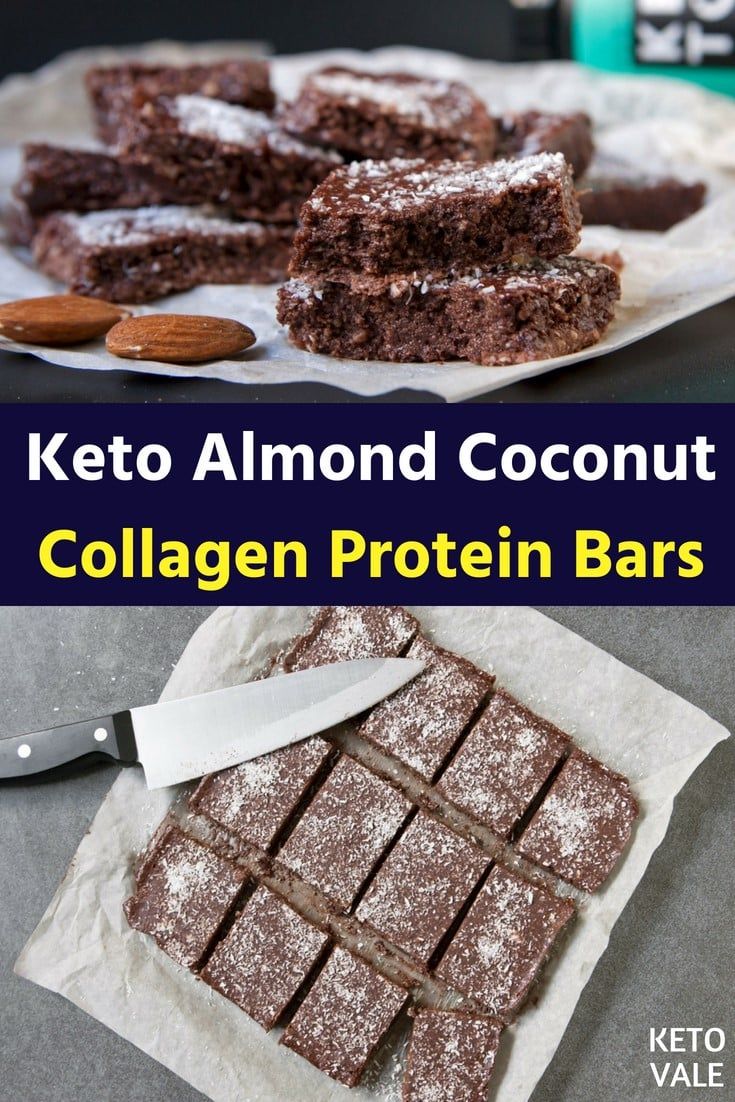 Low Carb Almond Coconut Collagen Protein Bars For Keto Diet Via low-carb-almond-coconut-collagen-protein-bars-for-keto-diet-via