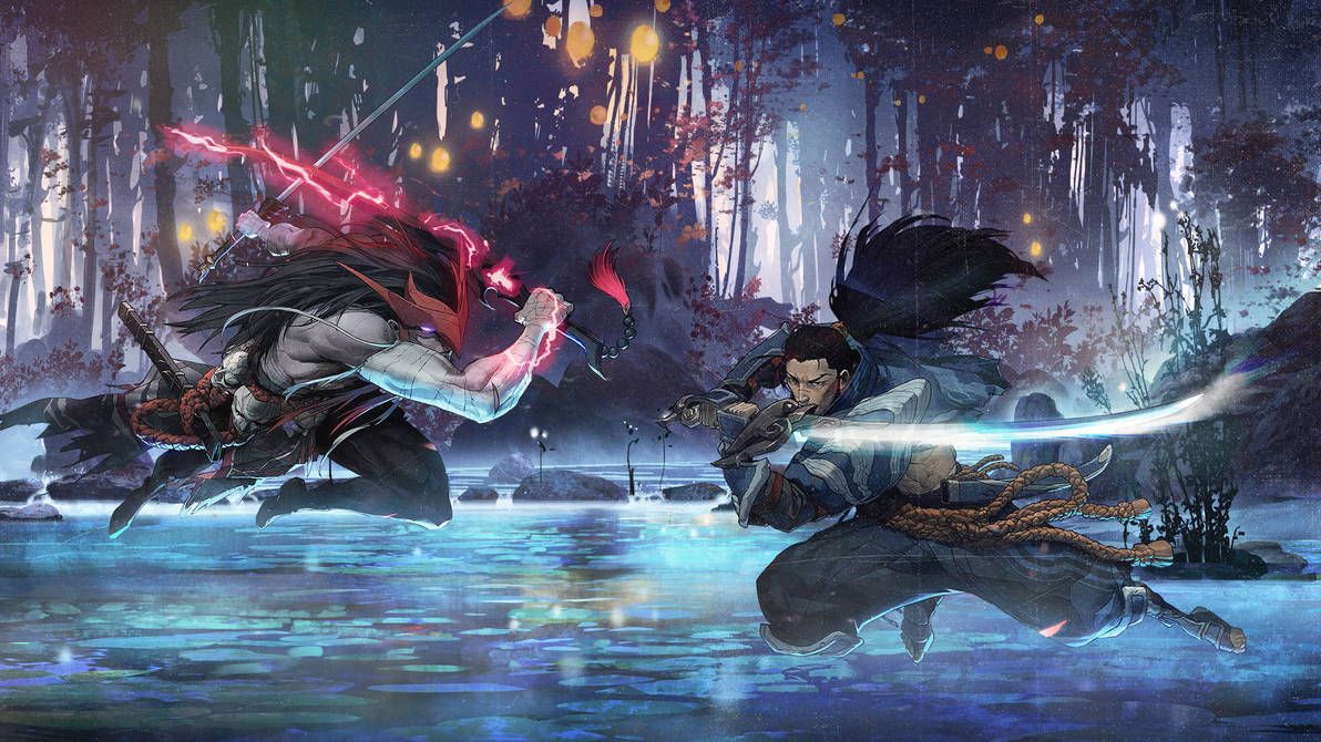 Yasuo and Yone Wallpaper by StarGuardianDaddy on DeviantArt | Yasuo art