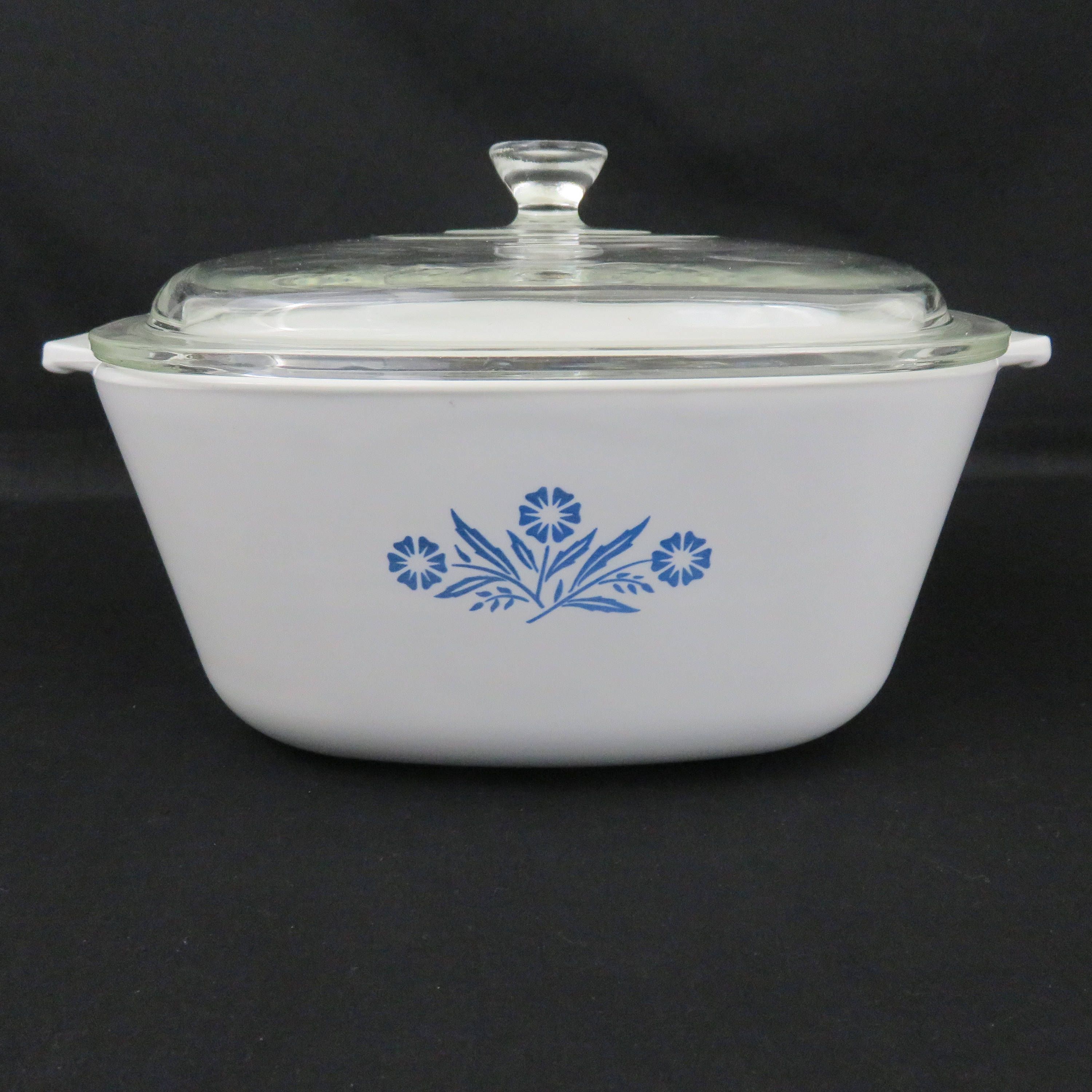 Small Green Cornflower dish