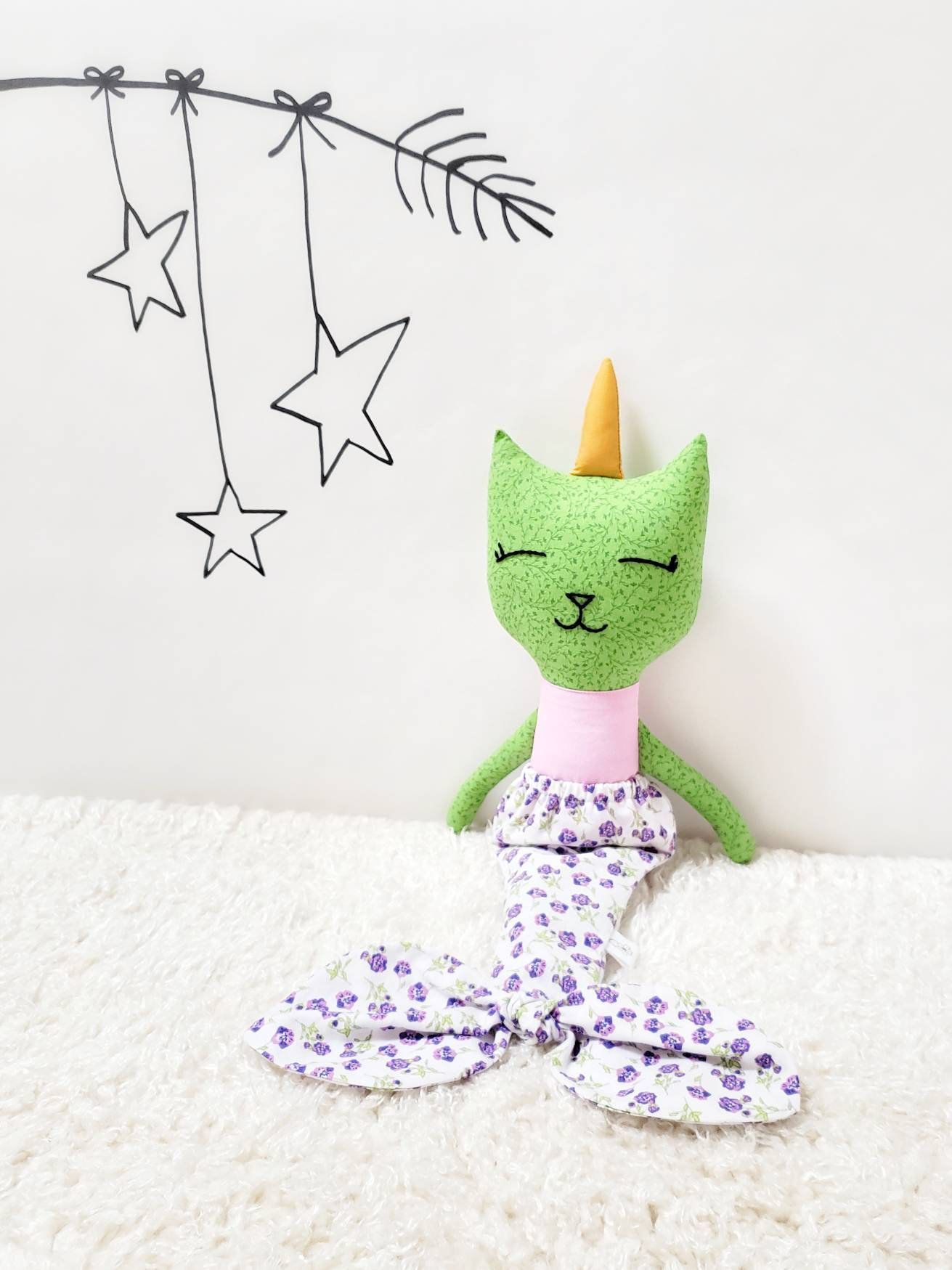 Caticorn del Juguete de la Felpa, Unicornio Kitty Muñeca de Trapo Desmontable con Cola de Sirena, Bosque Encantado, un A… | Little girl toys, Unicorn toys, Rag doll