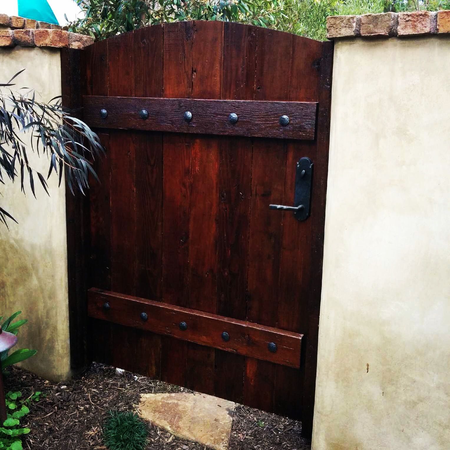 reclaimed wood gate pleted Projects Pinterest
