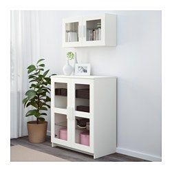 Brimnes Mobile Con Ante Vetro Bianco Idee Paneles De Puertas