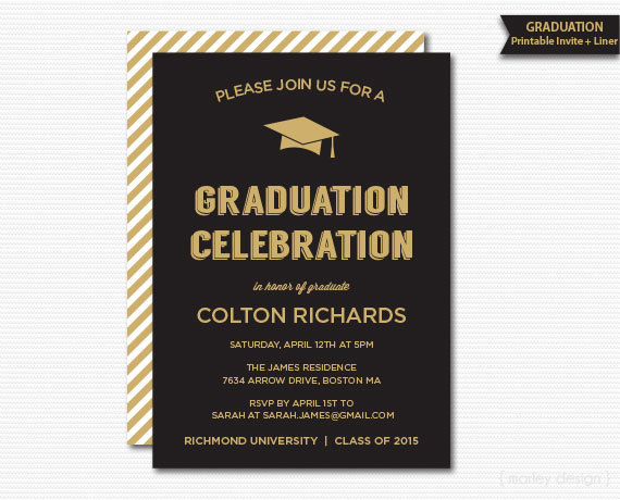 graduation dinner invitations