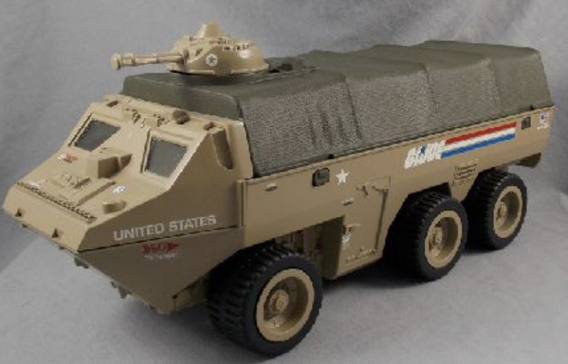 Military all-terrain vehicle GAZ-34039 About 1//18 scale Russian plastic toy