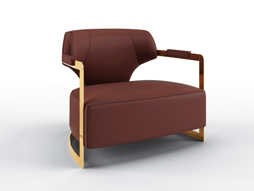 download the catalogue and request prices of ardea leather armchair by bruno zampa leather armchair with armrests armchair leather armchair chair