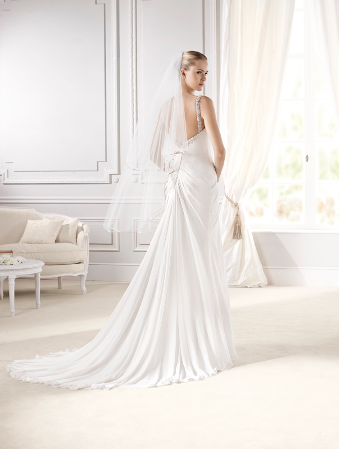 espalda del #vestido de #novia de la colección “la sposa 2015" con