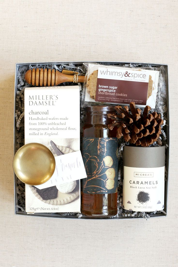 Custom Corporate Gifts Clients Employees Referrals Client Custom Fall Client Gift By Pumeli Features Wafers Tupelo Honey Slow Cooked Caramels And Shortbread Cookies
