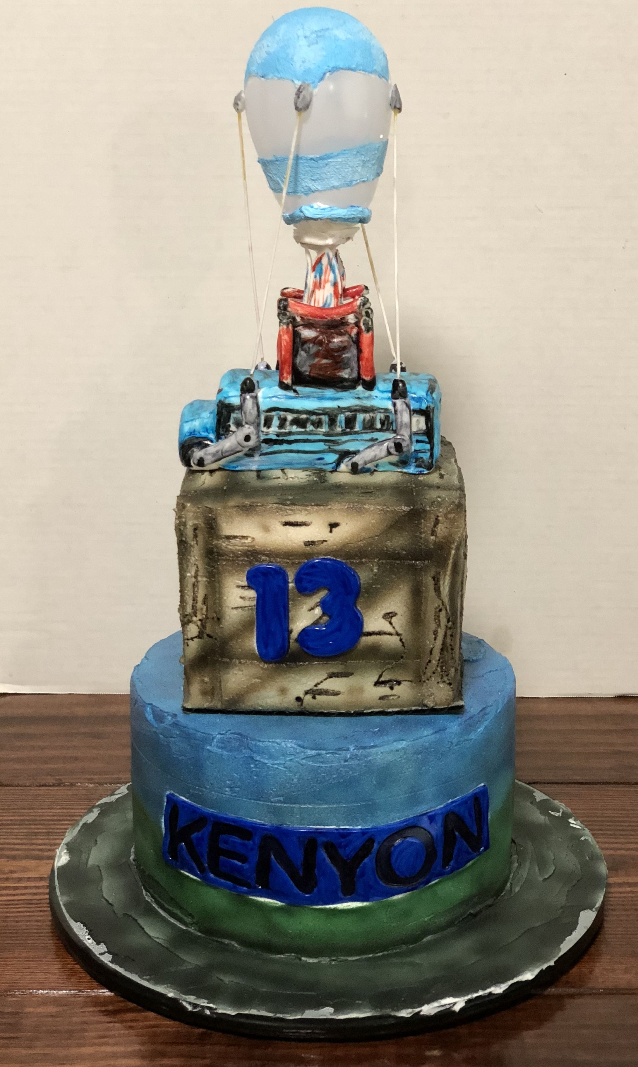 Fortnite Cake I made....63018 Dolci, Torte, Cibo