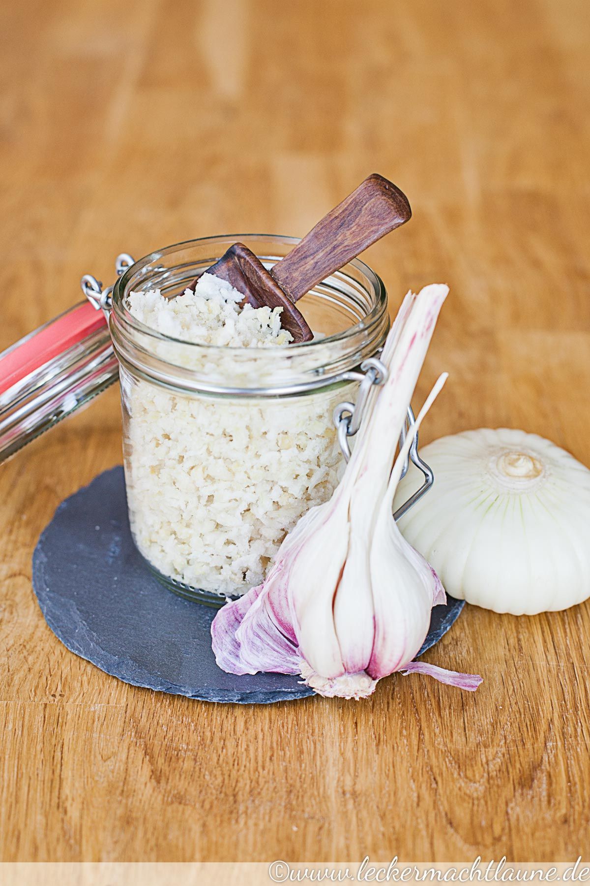 Knoblauch-Zwiebel-Salz {geschenk aus der küche} | lecker macht laune Knoblauch-Zwiebel-Salz {geschenk aus der küche} | lecker macht laune