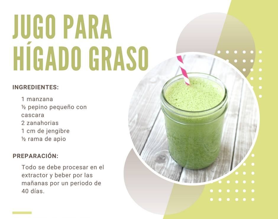 Para graso bajar peso dietas de y higado